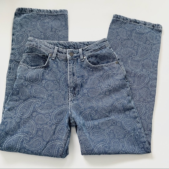 NWOT Ragged Paisley High Waisted Denim Jeans - Picture 3 of 8